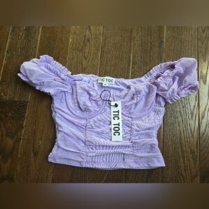 Breath Of Youth Lavender Top